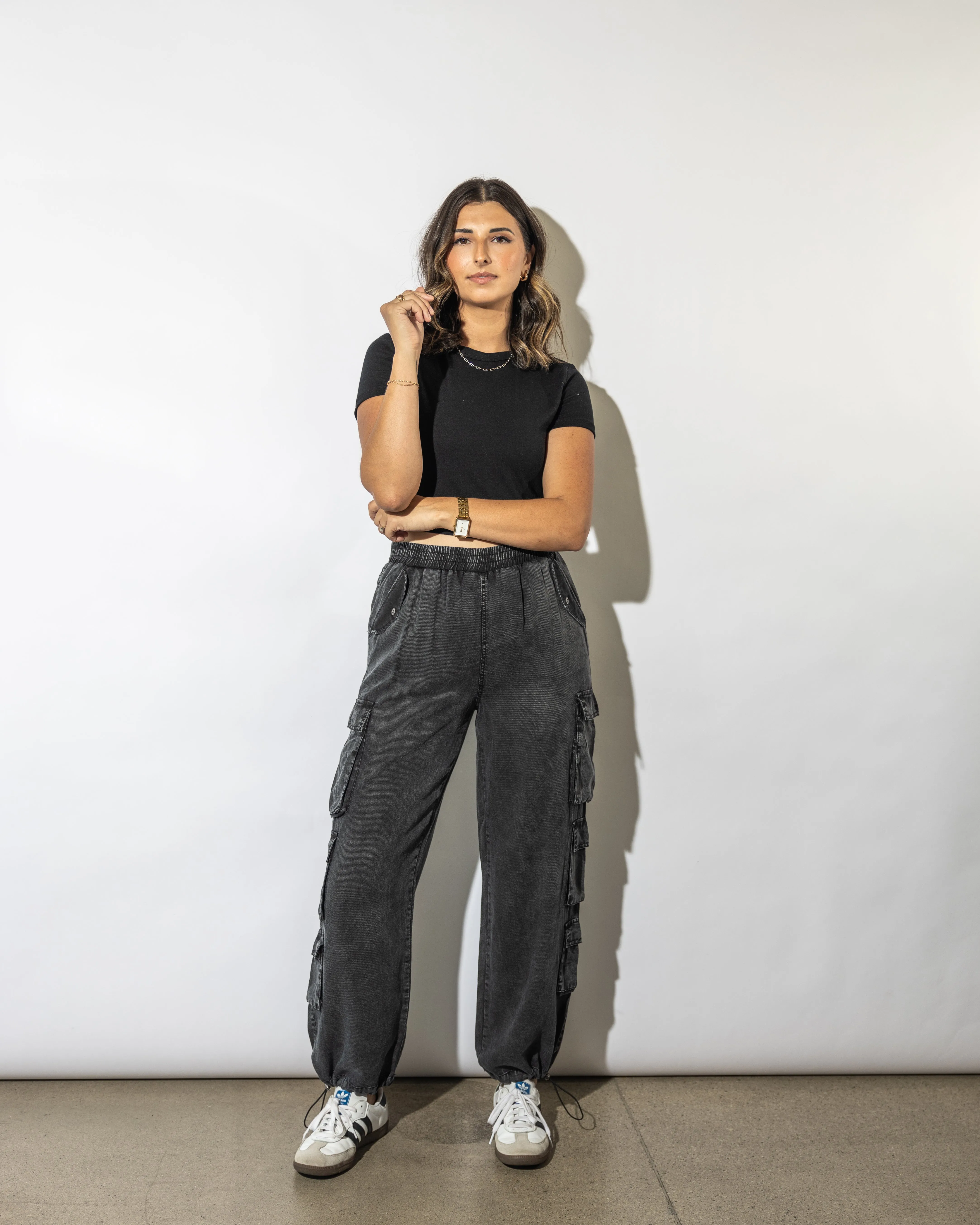 Teddi Washed Cargo Pants