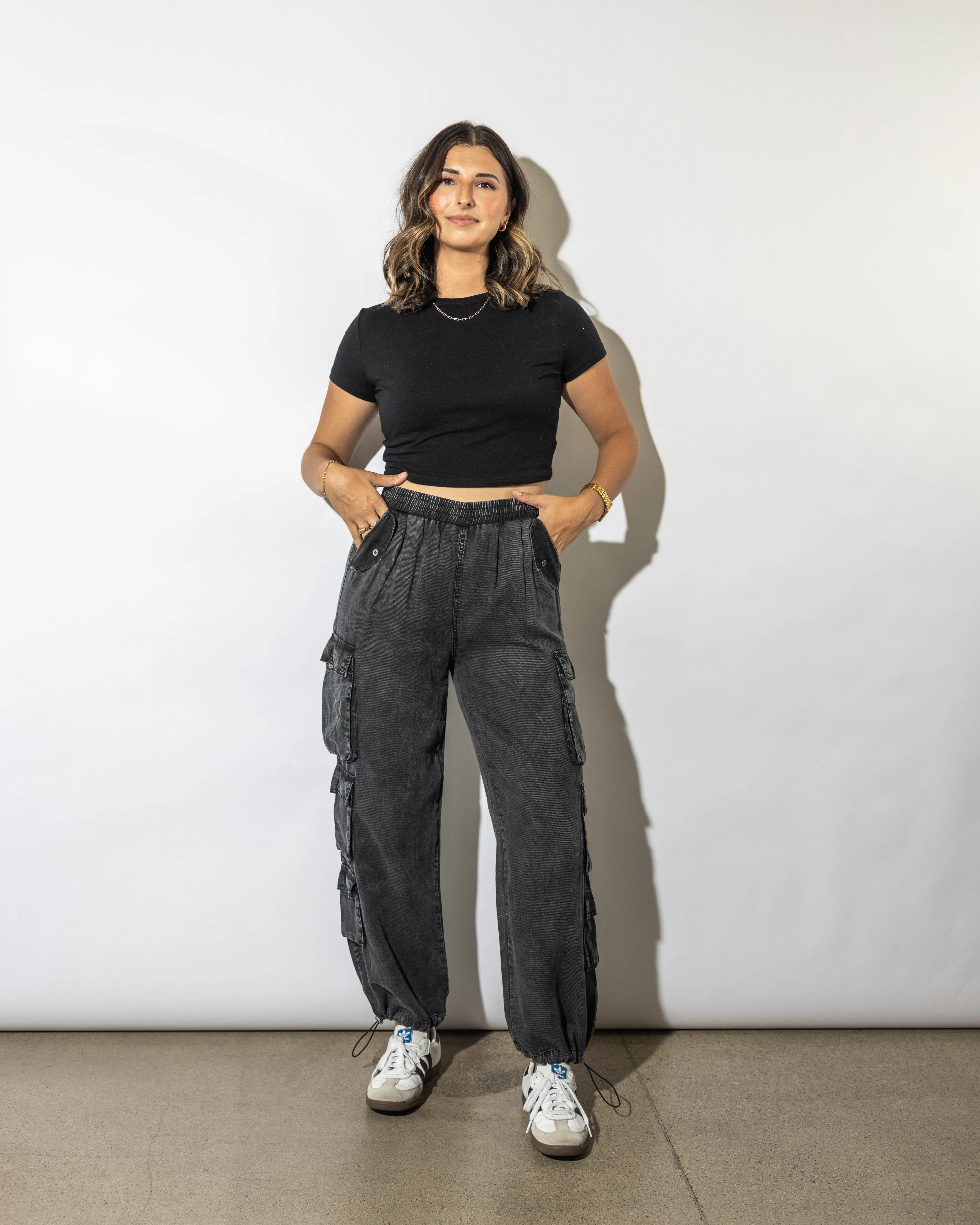 Teddi Washed Cargo Pants