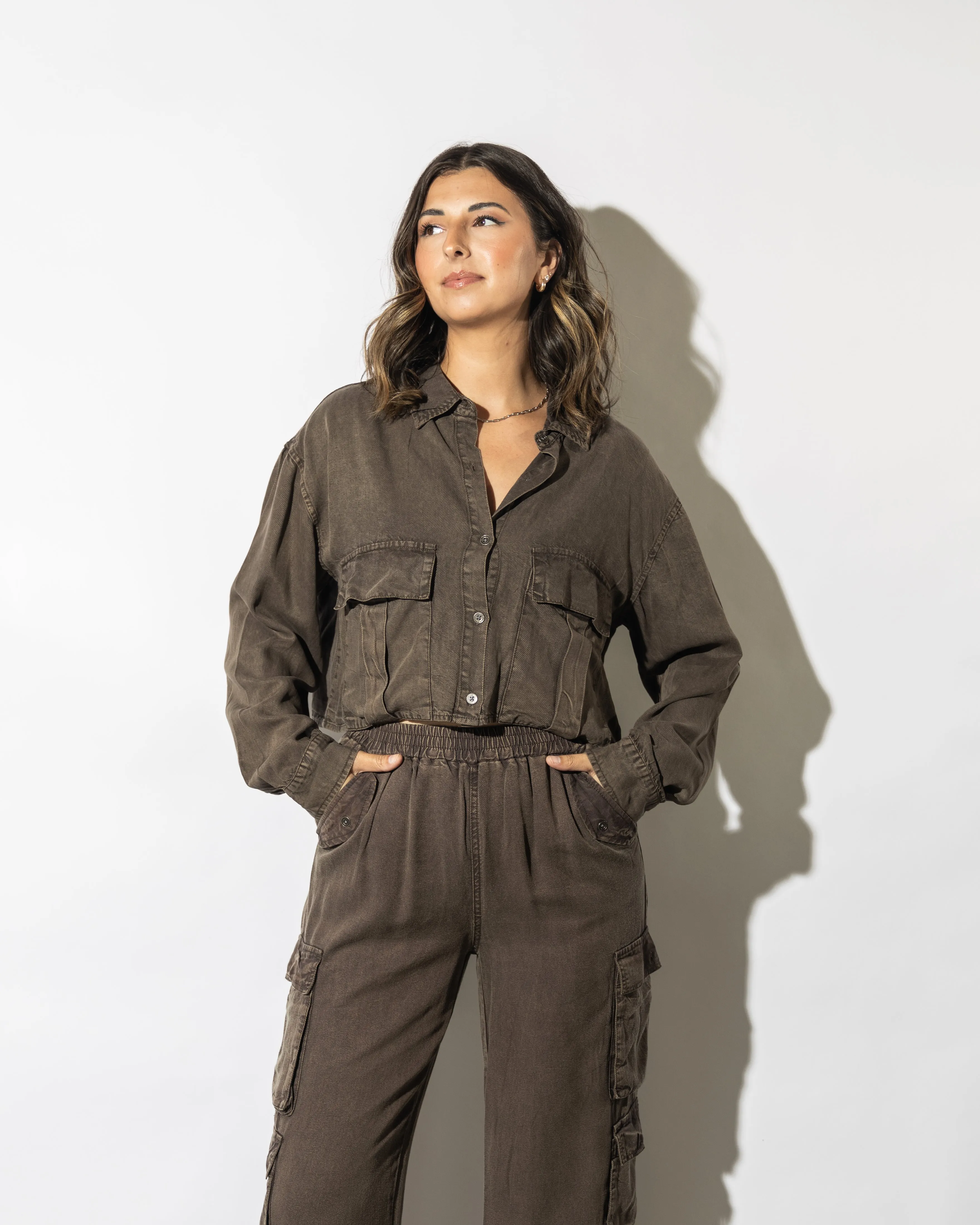 Teddi Washed Cargo Pants