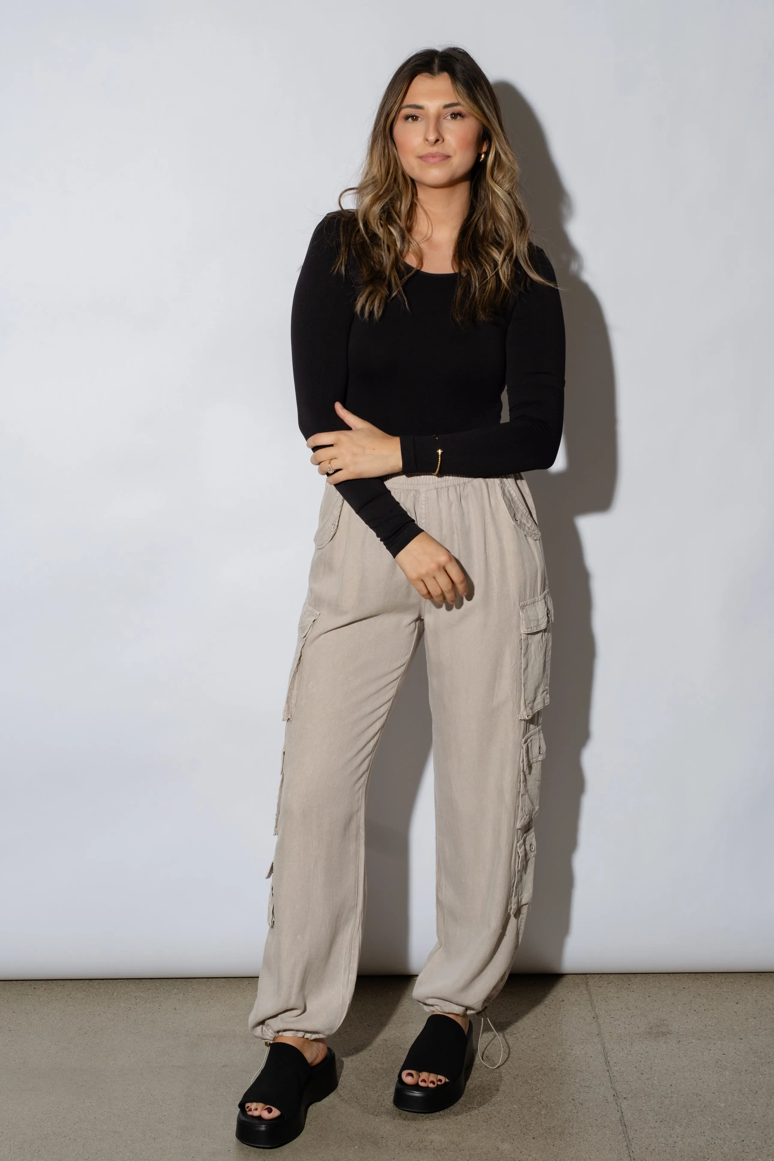 Teddi Washed Cargo Pants