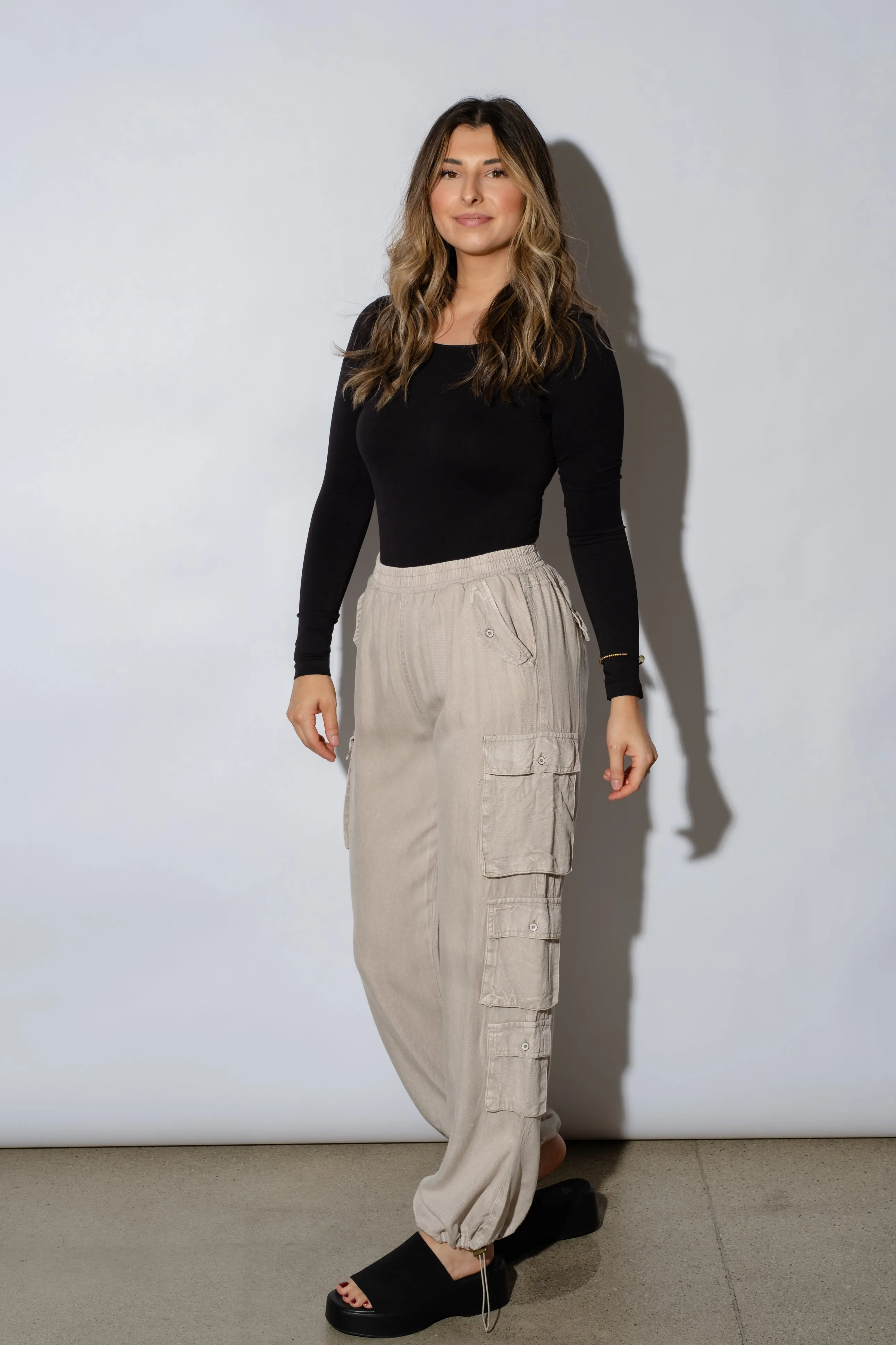 Teddi Washed Cargo Pants