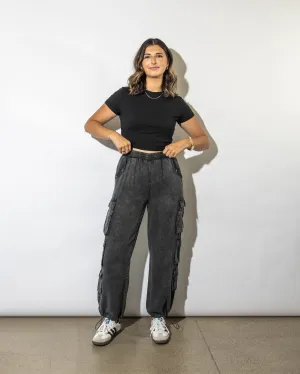 Teddi Washed Cargo Pants