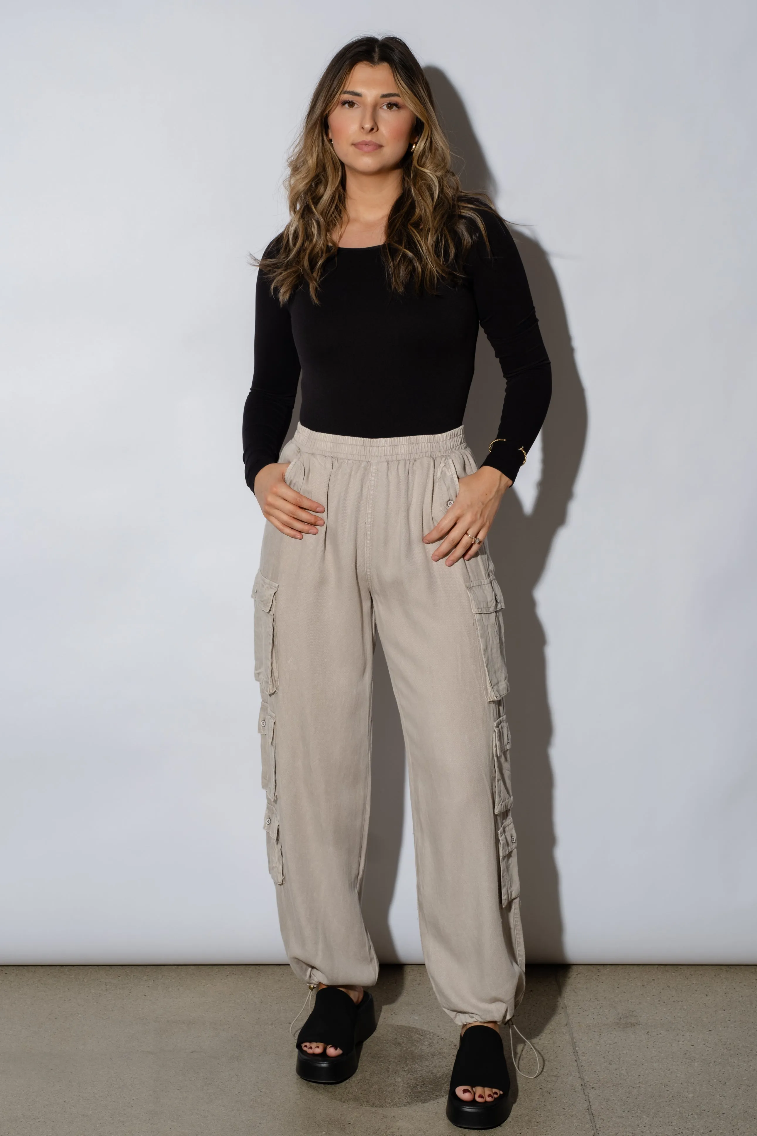 Teddi Washed Cargo Pants