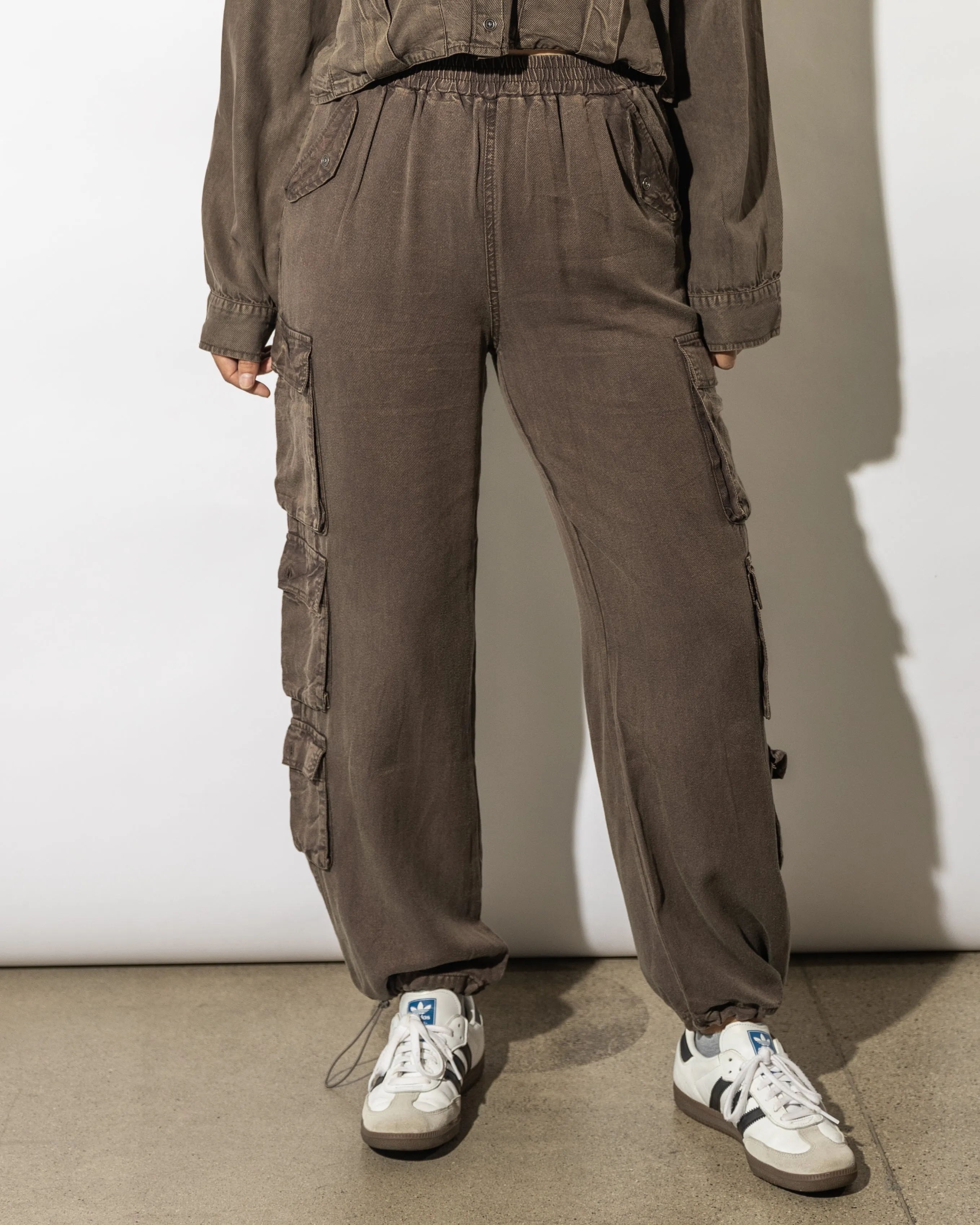 Teddi Washed Cargo Pants