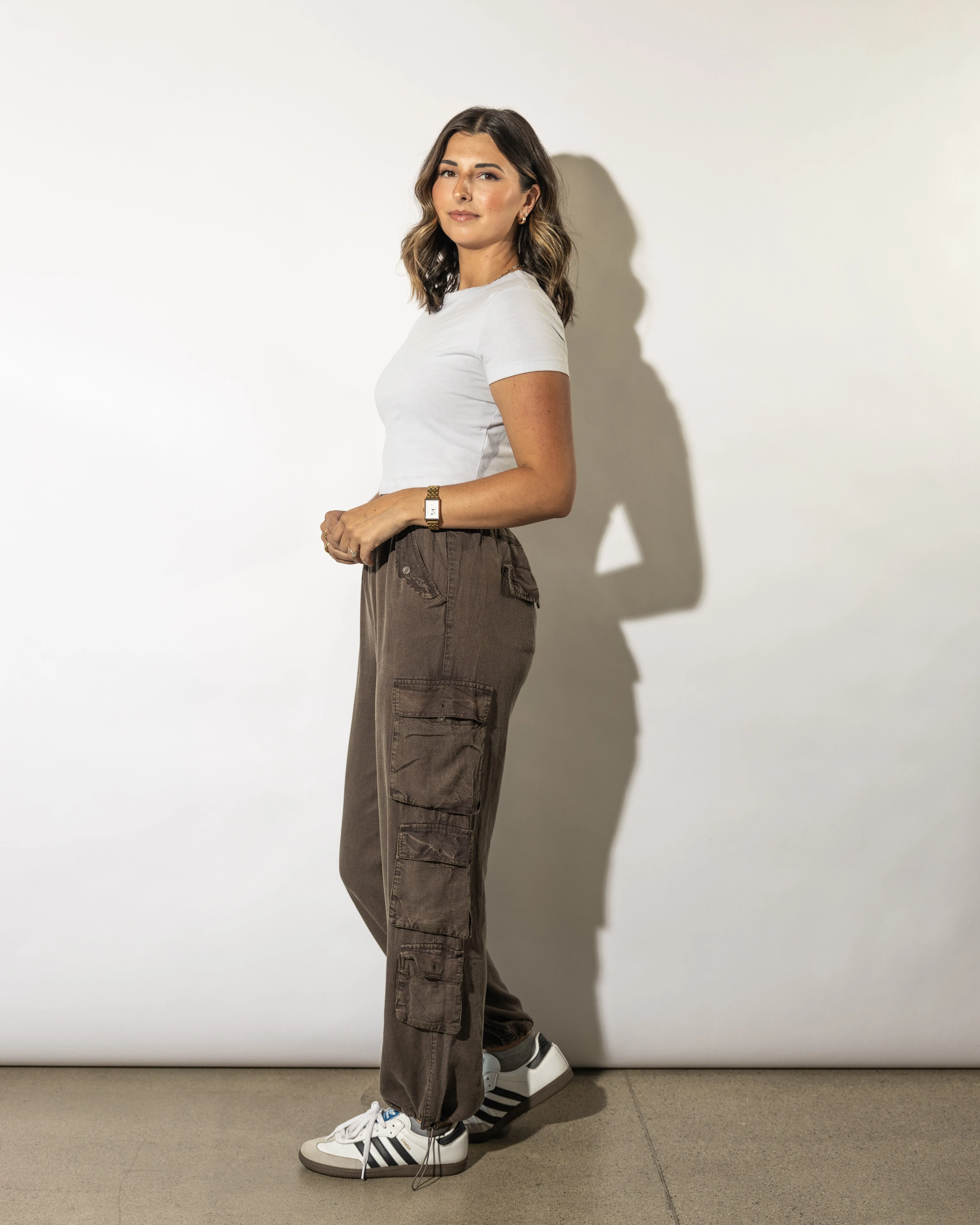 Teddi Washed Cargo Pants
