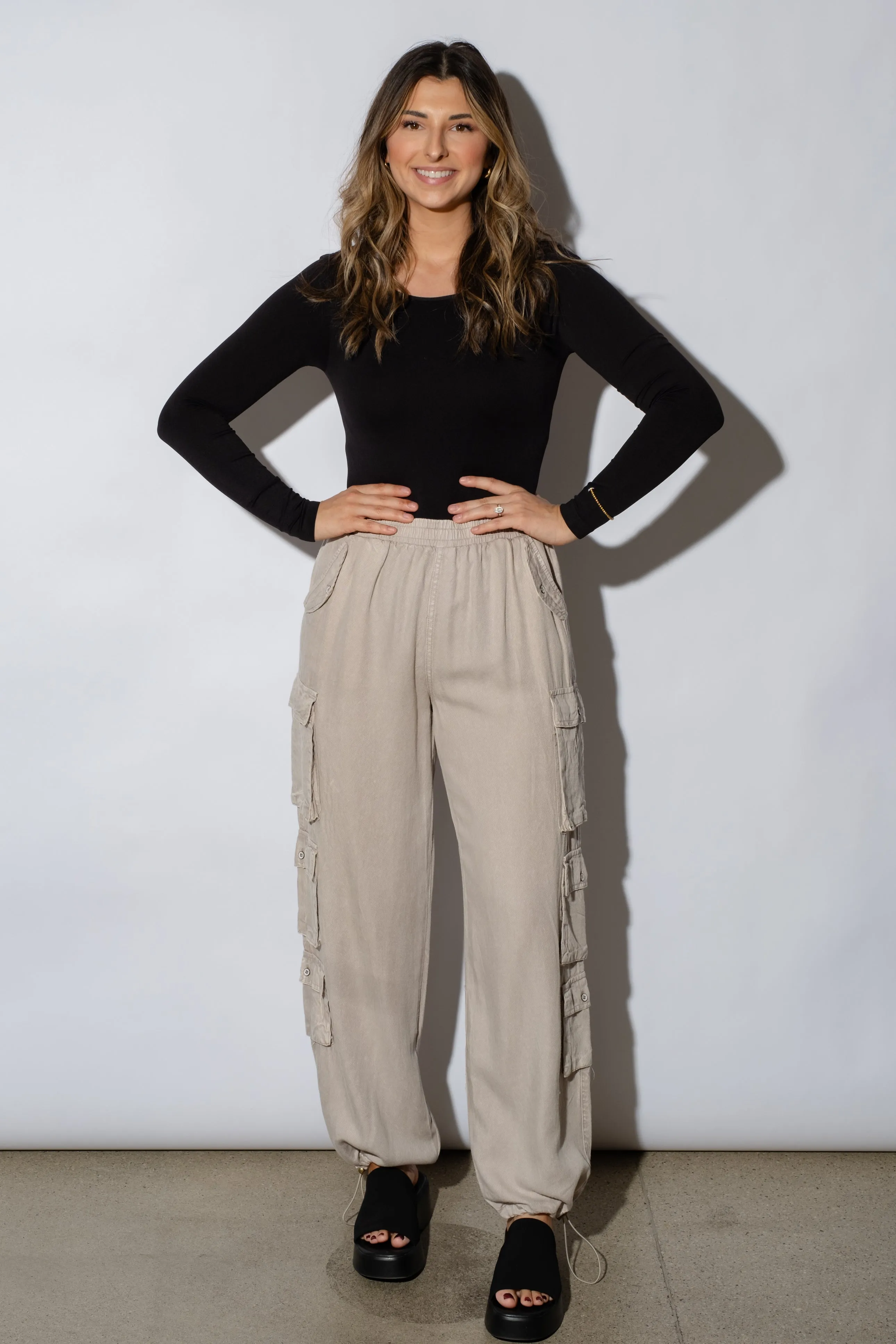 Teddi Washed Cargo Pants