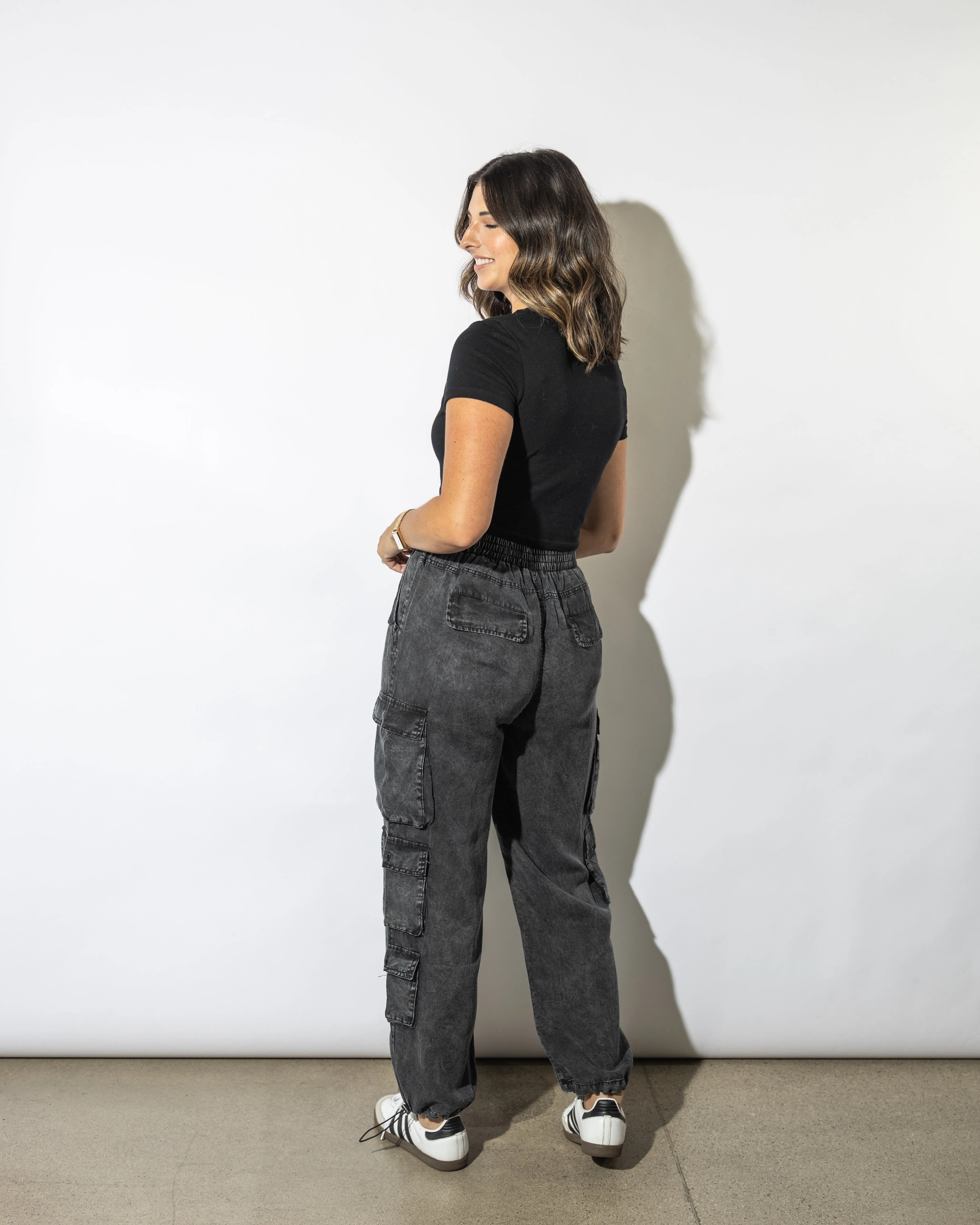 Teddi Washed Cargo Pants