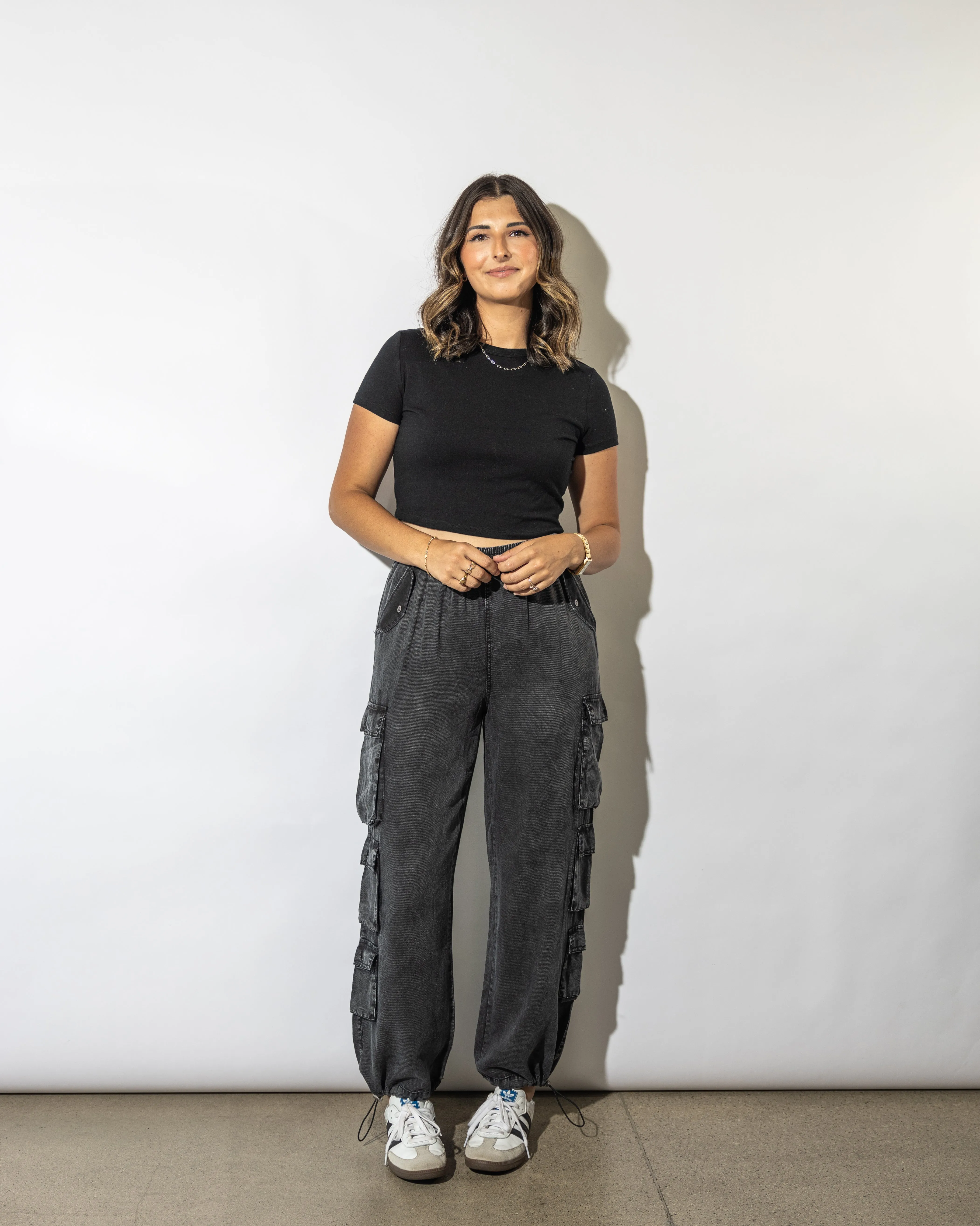 Teddi Washed Cargo Pants