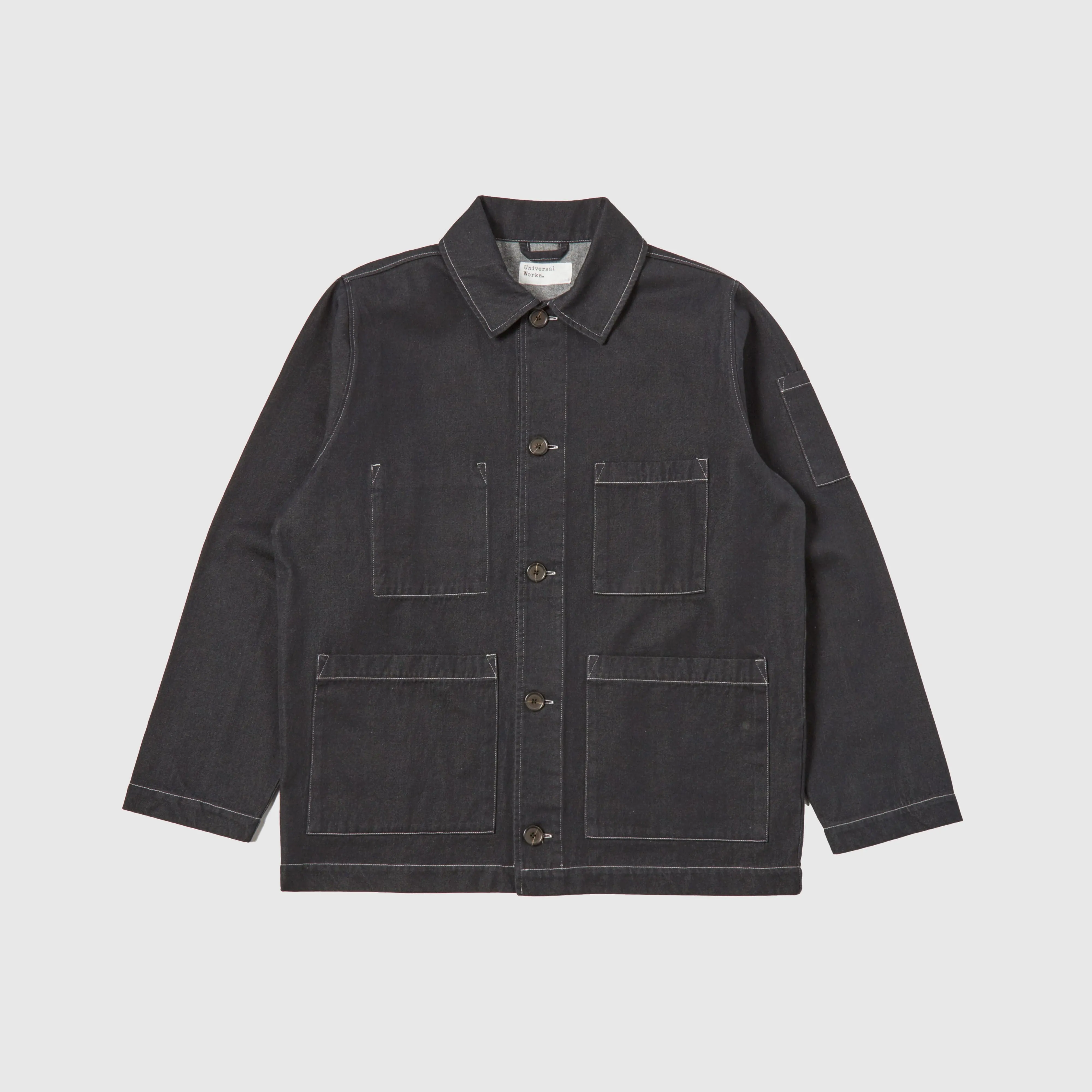 Universal Works Coverall Jacket - Black