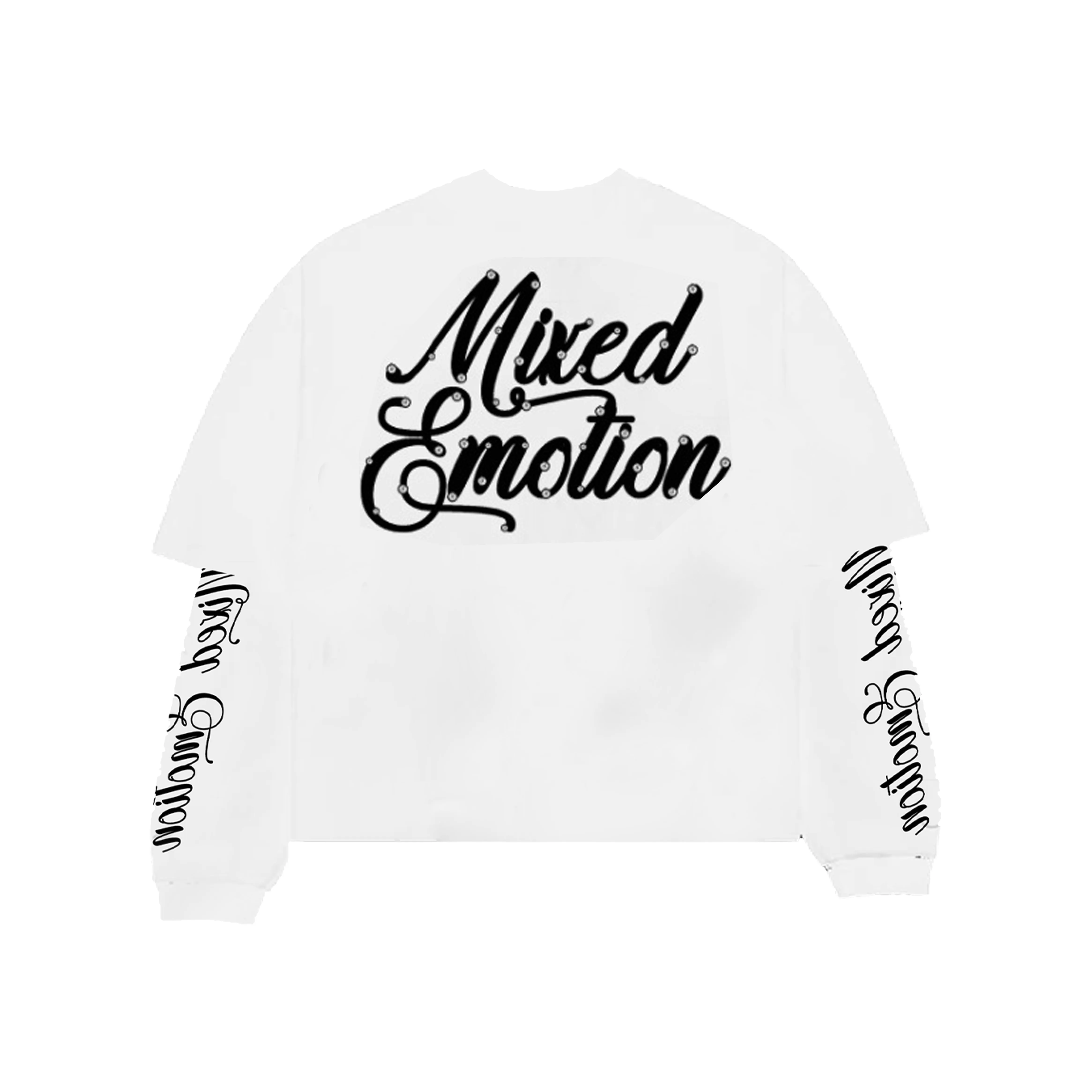 White Blur Thermal Long Sleeve
