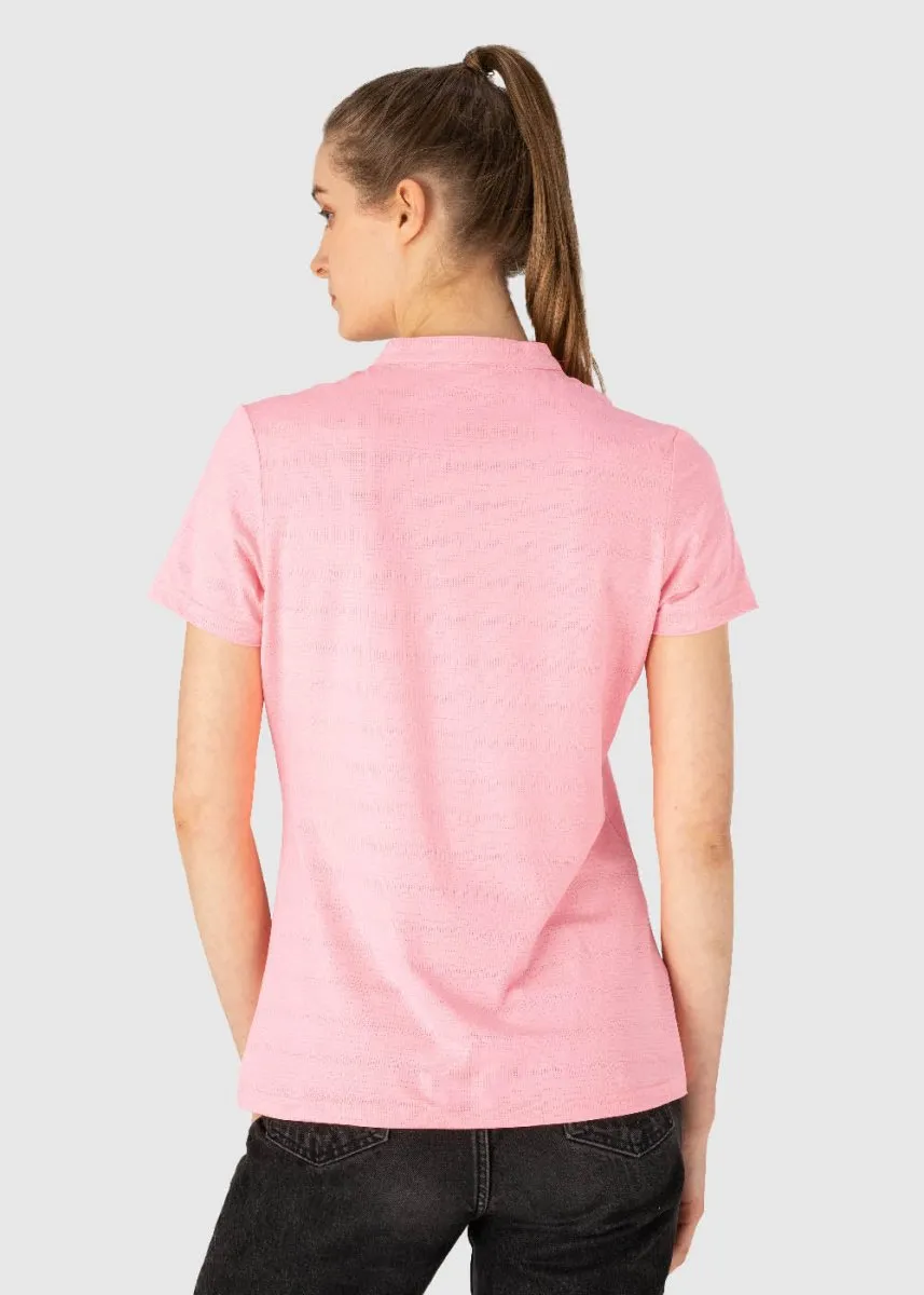 Women's Lightweight V-Neck Short Sleeve Polo Shirts