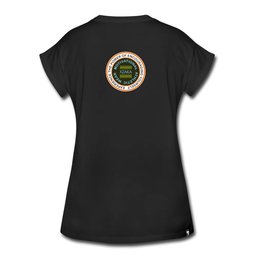 XZAKA - Women's 'DJB' Relaxed Fit T-Shirt -BLK.002