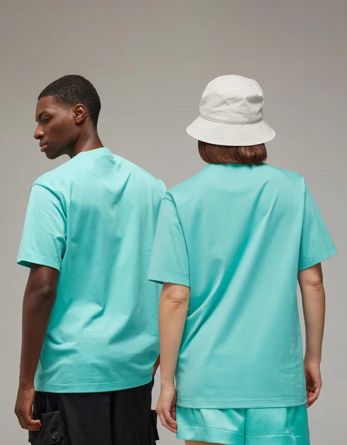 Y-3 Blue Logo Relaxed T-Shirt