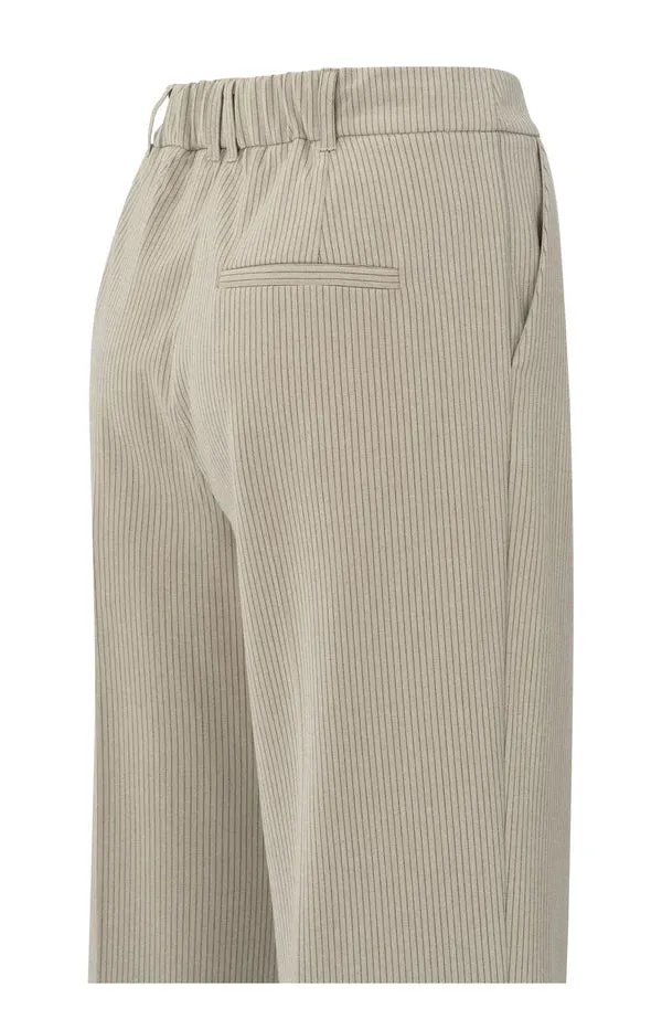 YAYA Wide Leg Pinstripe Trouser