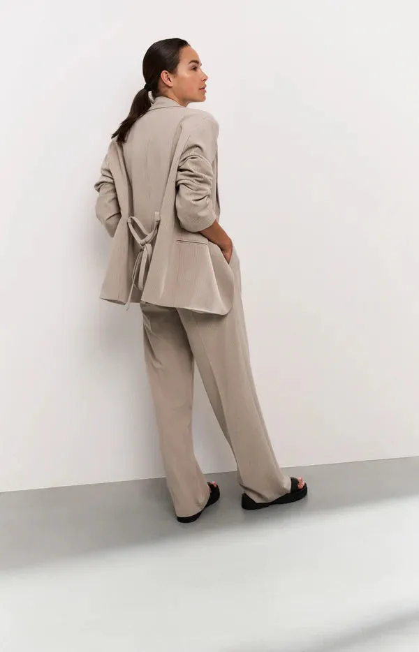 YAYA Wide Leg Pinstripe Trouser