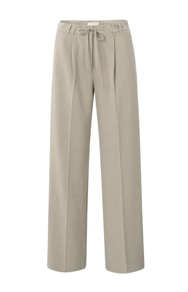 YAYA Wide Leg Pinstripe Trouser