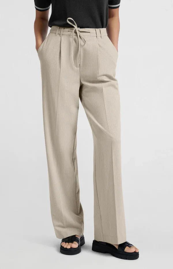 YAYA Wide Leg Pinstripe Trouser